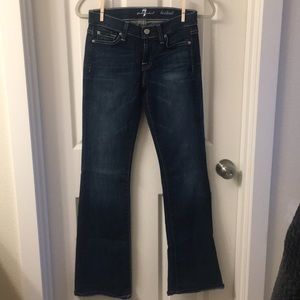 7 for all mankind bootcut jeans. Size 24